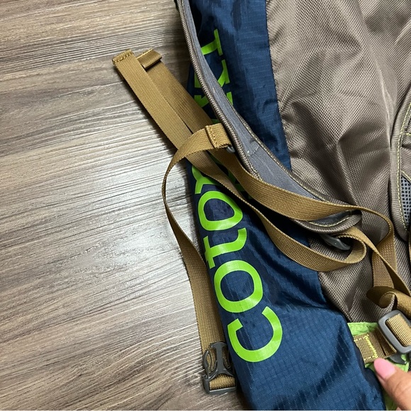 Cotopaxi Lime Green and Navy Backpack - Picture 10 of 12